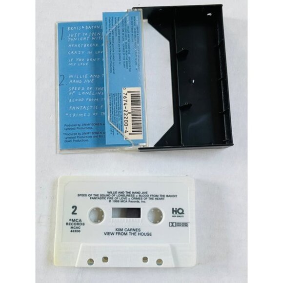 Kim Carnes View From the House  Album Songs Music Cassette Tape 1988 - Picture 4 of 4